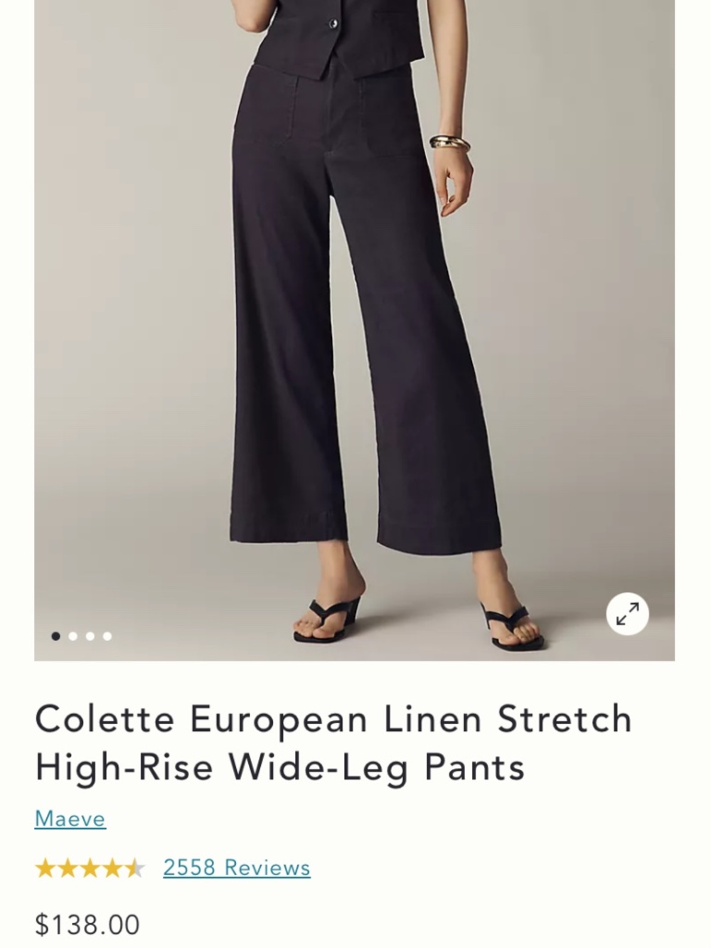 Anthropologie Maeve The Colette navy pant
